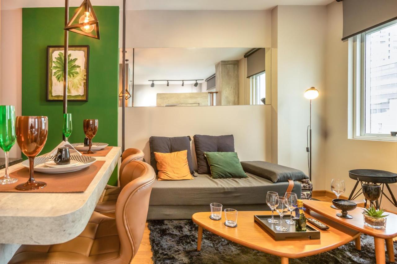 806 - Rentaqui - Flat Studio Bela Cintra Elegance - Consolacao Sao Paulo Dış mekan fotoğraf